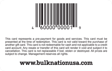 Retail loyalty card