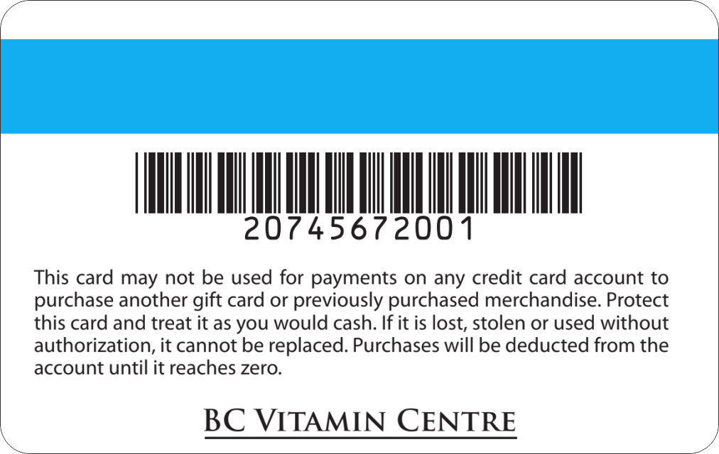 Bar code  card