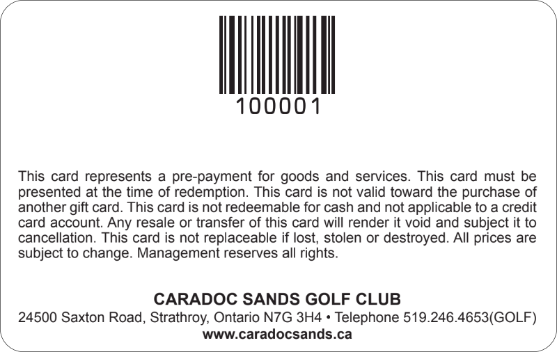 VIP loyalty card