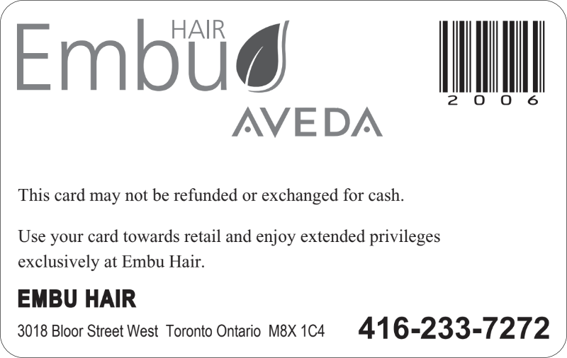 VIP loyalty card